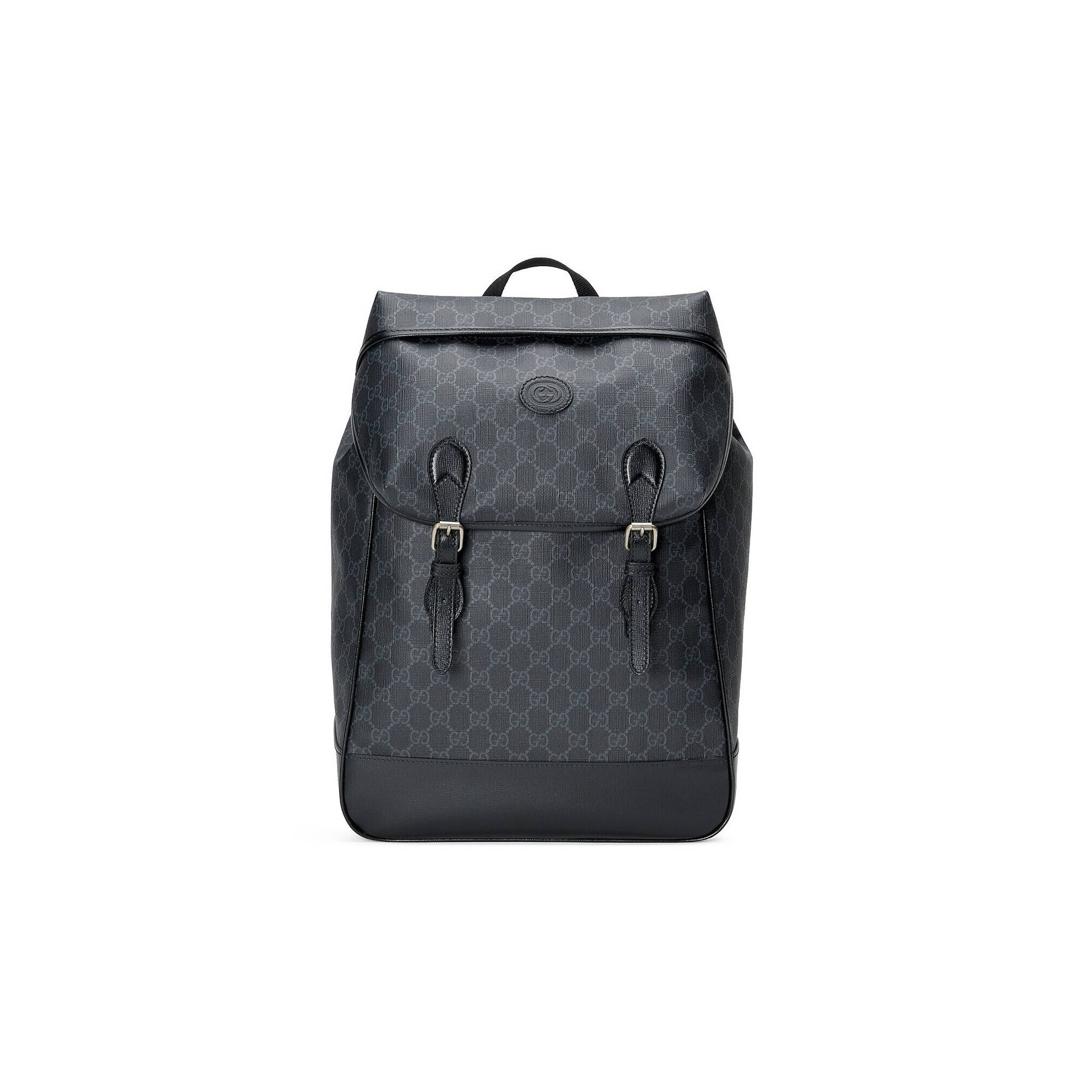 GUCCI MEDIUM BACKPACK WITH INTERLOCKING G 696013  (43*26*18cm)